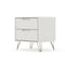 Manhattan Comfort Rockefeller 2.0 Nightstand, Off White and Nature 102GMC3 - alternate 3